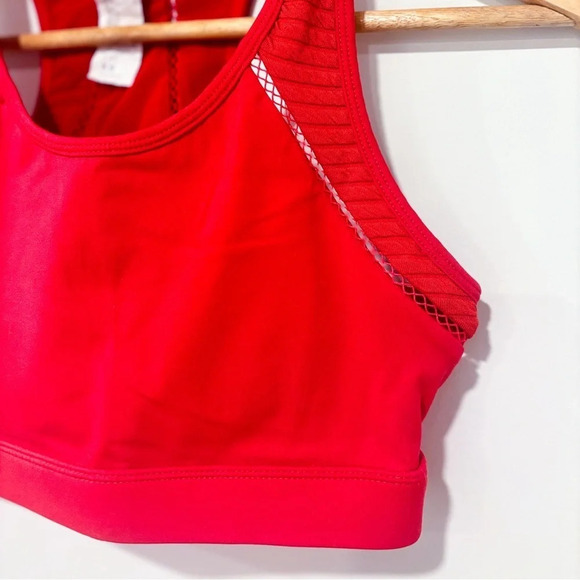 FABLETICS Katelyn red medium impact sports bra | Training workout top | X-Small* - Picture 4 of 6